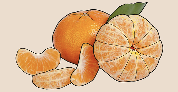 Siesta, sol y ¡mandarina!